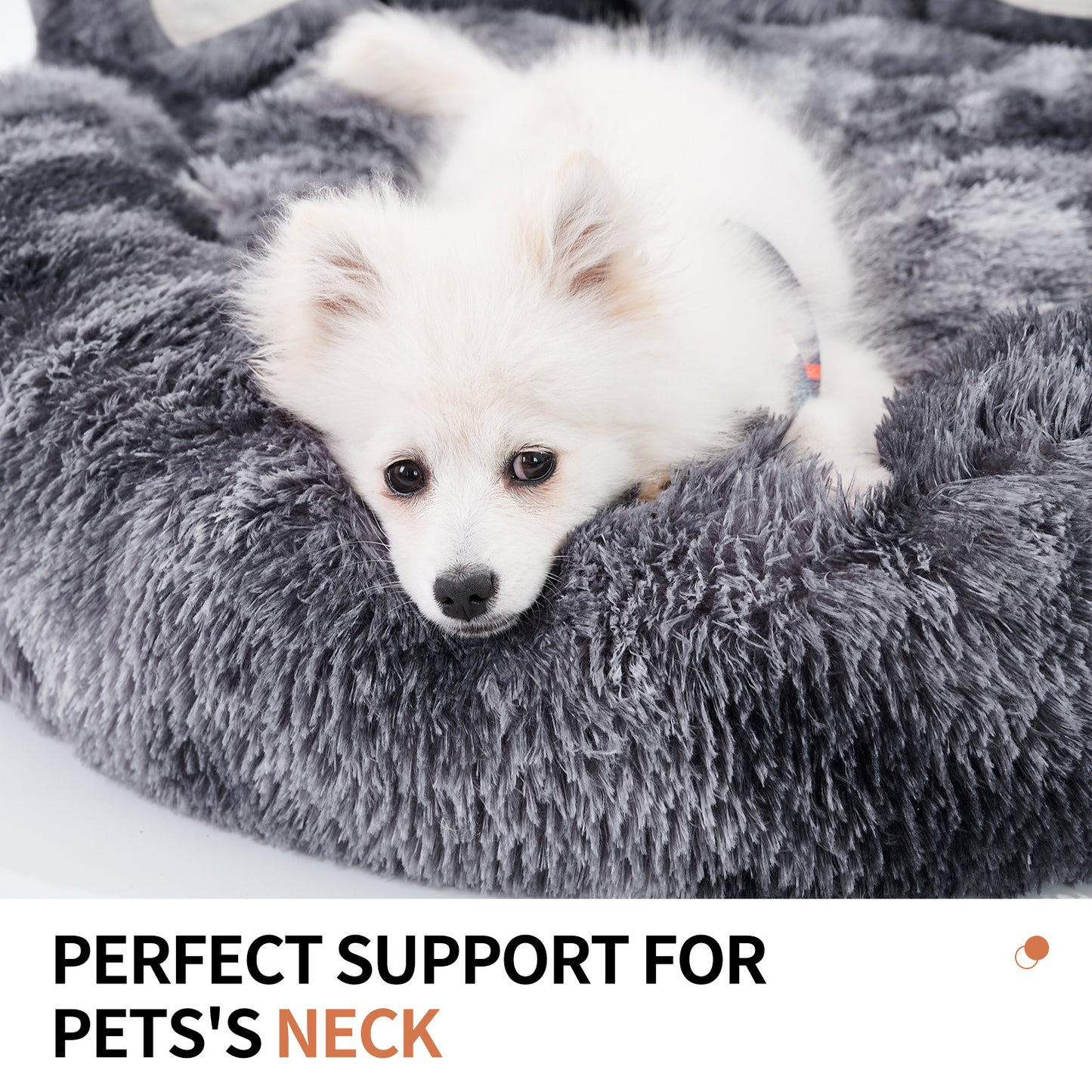 Cozy Plush Bear Paw Shape Pet Bed