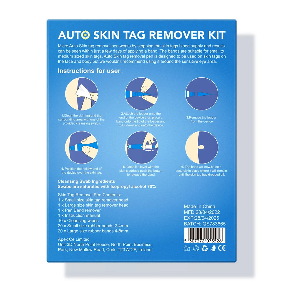 2 IN 1 Auto Micro Skin Tag Remover Kit for Home Use - Hart4Savings Hart4Savings Orange / CHINA Hart 4 Savings Self Care