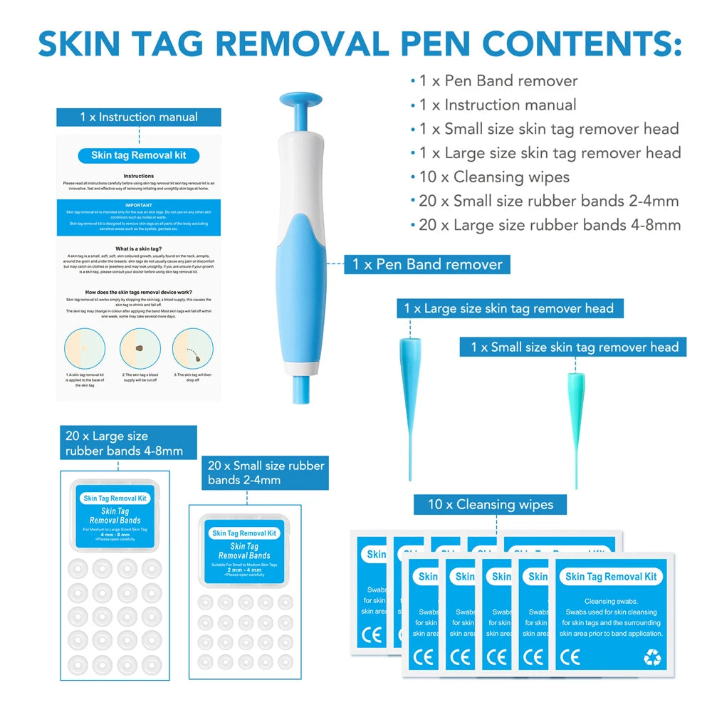 2 IN 1 Auto Micro Skin Tag Remover Kit for Home Use - Hart4Savings Hart4Savings Orange / CHINA Hart 4 Savings Self Care