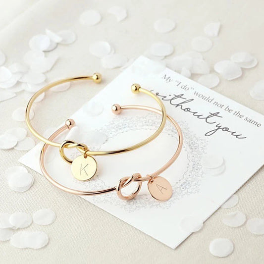 SUMENG Fashion Rose Gold Silver Alloy Letter Bracelet Charm - Hart4Savings Hart4Savings U / Gold Hart 4 Savings Accessories