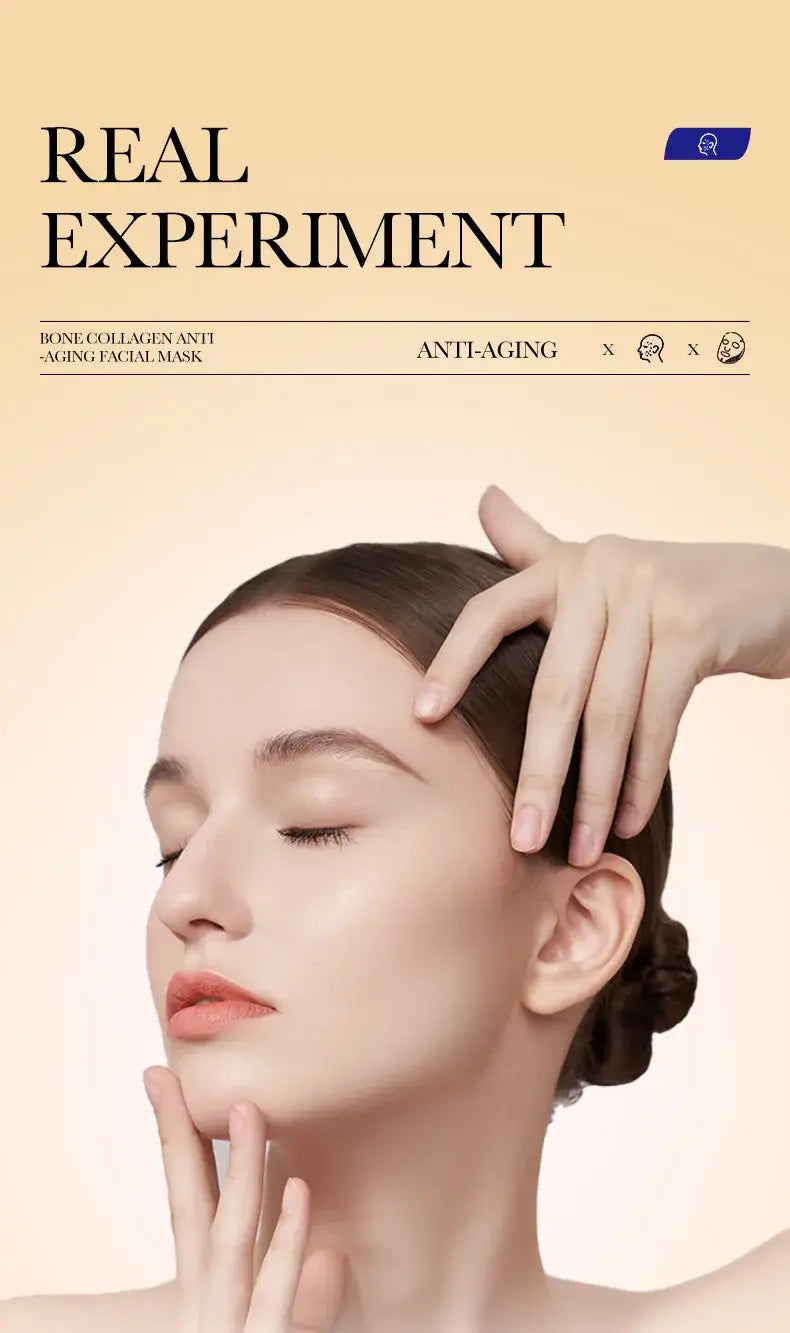 10pcs Anti-wrinkle Collagen Face Mask Moisturizing Anti-aging Repair Brightening skincare Face Sheet Mask Facial Masks