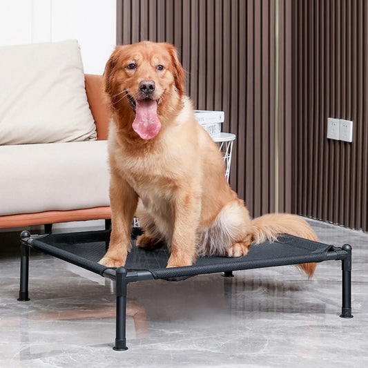 Washable Portable Elevated Folding Pet Bed for Dogs - Hart4Savings Hart4Savings Black / 50x50x12 Hart 4 Savings Pets