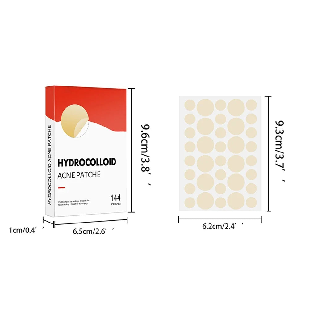 144pcs Invisible Professional Healing Pimple Patches 2 Sizes - Hart4Savings Hart4Savings 144pcs Hart 4 Savings