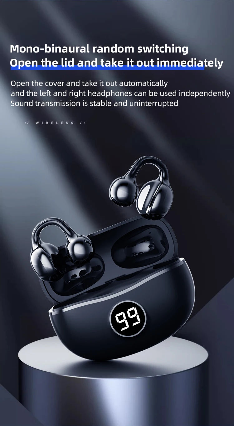 Bluetooth Noise Canceling Clip Earphones for Ultimate Comfort - Hart4Savings Hart4Savings Comlexion Hart 4 Savings Gadgets