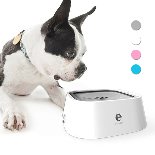 1.5L Dog ABS Plastic Drinking Water Floating Bowl Without Spill - Hart4Savings Hart4Savings 1.5L WHITE BLUE / CHINA Hart 4 Savings