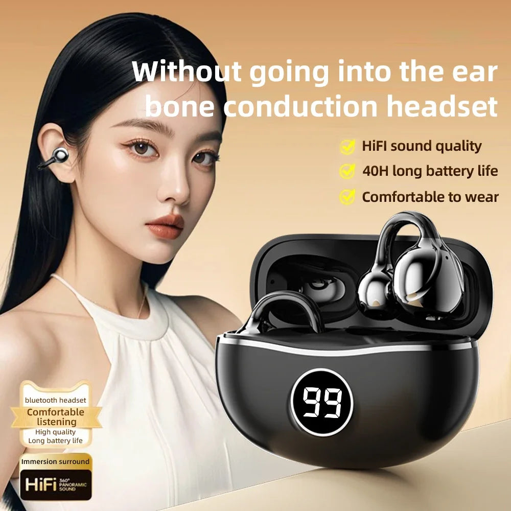 Bluetooth Noise Canceling Clip Earphones for Ultimate Comfort - Hart4Savings Hart4Savings Comlexion Hart 4 Savings Gadgets