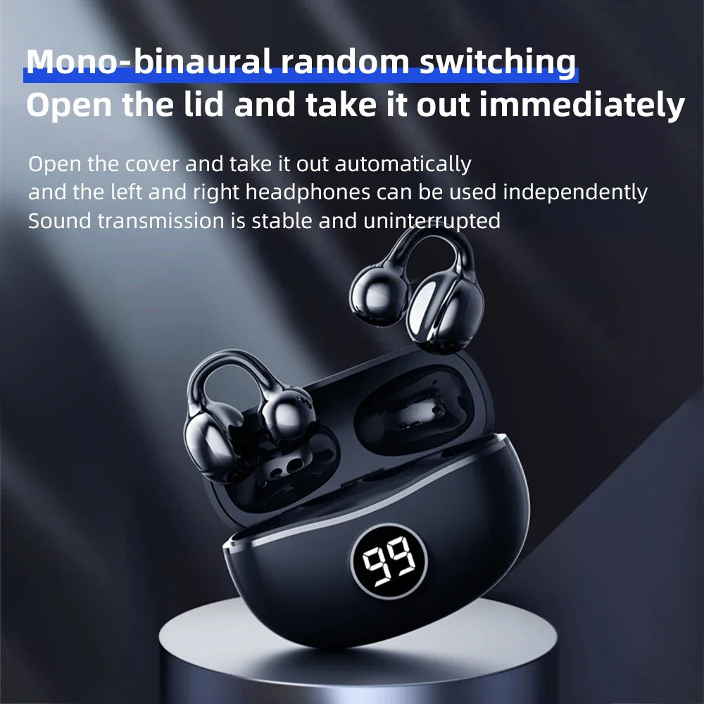 Bluetooth Noise Canceling Clip Earphones for Ultimate Comfort - Hart4Savings Hart4Savings Comlexion Hart 4 Savings Gadgets