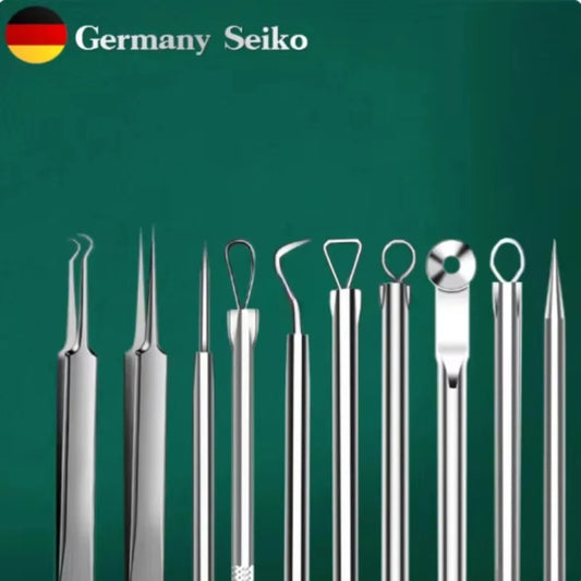11Pcs Clean Face Skin Care Blemish Removal Tool Set Kit - Hart4Savings Hart4Savings 11Pcs Set Hart 4 Savings Self Care