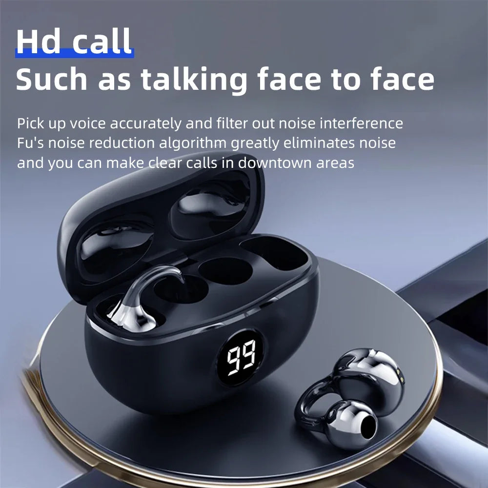 Bluetooth Noise Canceling Clip Earphones for Ultimate Comfort - Hart4Savings Hart4Savings Comlexion Hart 4 Savings Gadgets